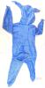 New Size 120 (115-125 cm Tall /5-6 Yrs) Kids' Cartoon Stitch-Style Character Onesie Pajamas, Party Costume, Zippered Access At Back For Easy Toilet Access - 4