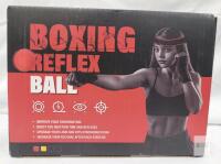 Boxing Reflex Ball Training Set FBRB-B-NEW, Red, Headband,