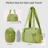 New Green Mini Gym / Diaper / Shoulder Bag With Wet Compartment, Great For Travel, Yoga, Workouts +