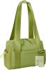 New Green Mini Gym / Diaper / Shoulder Bag With Wet Compartment, Great For Travel, Yoga, Workouts + - 2
