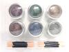 2 New Glitter Diamond Nail Powder kits，6 Color Coarse And Fine Particles Combination Set Microcrystalline Reflective Nail Powder Sparkling Flash Nail Art Holiday Party Nails Design DIY Home Manicure Kit - 2
