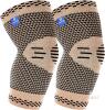 New O/S Unisex ABYON Copper Elbow Compression Sleeve(1 Pair), Elbow Brace for Tendonitis, Bursitis, Golfers and Tennis Elbow, Arthritis, Breathable and Supportive Arm Sleeves for Men and Women