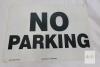 2 Parking Signs . 14"&times;10" & 12"&times;18" - 2