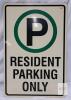 2 Parking Signs . 14"&times;10" & 12"&times;18" - 3