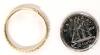 Possible 18K Gold Ring, Had Accompanied Kee Gold Tester, Possibly Used For Testing, Cut At Back, Obscured Stamp on Cut, Unidentified Signature Inside Band, Same Colour Inside Cut Ends, Non-Magnetic, 0.5g Weight - 2