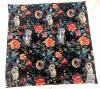 New Striking Gothic Owls Retro Velvet-Style Zippered Throw Pillow Case Vibrant Eye Catching Print 17.75" &times; 17" - 2