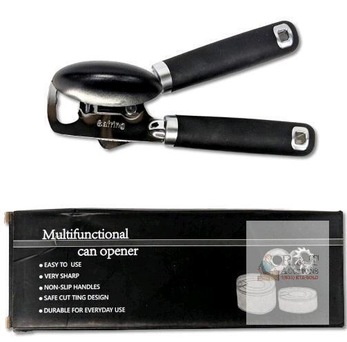 Suting Multifunction Manual Can Opener, Bottle Opener, Stainless Steel, Ergonomic Handles, Box