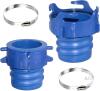 New klpdst RV Sewer Hose Fitting Adapter to PVC &ndash; Connects Two RV Sewer Hoses Instantly Includes Lug & Bayonet Fittings for Camper, Trailer