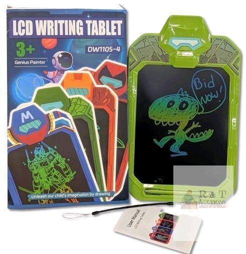 New Bukebu LCD Writing Tablet Doodle Board, 10 inch Colorful Drawing Tablet Writing Pad, Erasable Reusable Electronic Drawing Pads, Educational and Learning Toy (Powerful Warrior)