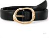 New 46" Long Women's Leather Belt for Jeans Pants Ladies Casual Waist Faux Leather 1.18&ldquo; Width