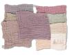 New Kestel 7pc 100% Cotton Muslin Baby Washcloths, Safe For Super Fragile Skin, 12" &times; 12" Each