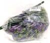 New ZFProcess Artificial Hanging Flowers Plants for Outdoor Spring Summer Decoration, 2 PCS Faux Silk Flower Outside Planter UV Resistant Look Real for Front Patio Porch Home Decor (Double Purple) 12" Long With 8" Drop X004G8GC6T - 5