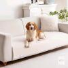 New Chenille Couch Cover for Pets,Boho Sectional Sofa Cover for 3 Cushion Couch, Washable Sofa Throws Blanket with Tassel Furniture Protector Pet Friendly (Beige, 70.86" x 102.36")