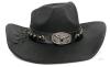 New O/S Adult Cotton Blend Western Cowboy Hat - 2