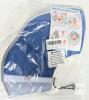 New MAXFUT Dog Cone Collar,Soft Cone for Dogs to Stop Licking After Surgery,Non Inflatable Dog Donut Cone (Blue, L) - 4