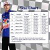 New Size MED Men's Ricky Bobby Costume Short Sleeve Shirt Embroidered Baseball Cap Hat Sunglasses Medal Outfit Adult Men Talladega Nights - 2