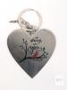 New Fooyekep Memorial Gifts for Loss of Grandpa, Spinning Wooden Picture Frame With Double-Sided Keychain - 4