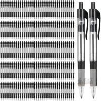 New Blcculi 200 Pack Retractable Ballpoint Pens Bulk, 1.0 Mm Medium Point Pen,Black Gel Ink Pens,Smooth Writing Pens With Comfortable Grip For Office Supplies Journal Writing (Black Ink)