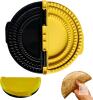 New 3-in-1 Tortilla Sealer & Sandwich Crimper Press, Adjustable Taco Crimper for Empanadas, Samosas & Sandwich Sealing, Yellow, Black, Plastic + Silicone Basting Brush