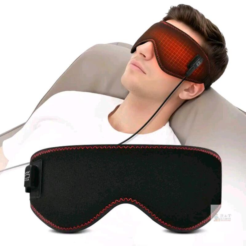 New Electric Corded Heated Eye Mask For Dry Eyes, 3 Heat Settings, 4 Time Settings (15, 30, 60 Minutes & Continuous)