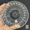 2 Plastic Lazy Susans, 1 With 2pc Separated 3-Compartment Serving Dishes & Glass Bowl (Not Original To Set), 13" - 14.5" Diameter - 3
