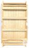 Portable Bed Tray - Pine Wood, Natural Finish - Foldable, Adjustable - Laptop Desk - 12.25" &times; 23.25" &times; 9" Tall (Extended) - 3
