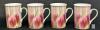 Porcelain & Ceramics : Coffee Mugs, 6pc Small Snack Bowls, 6 Assorted Plates Up To 8.8" & Signed Wizard Clay Earthenware Pinch/Pour Pot - 7