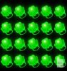 New iGeeKid 24 Pack St. Patricks Day Green Shamrocks LED Light Up Ring for Adults St. Patricks Party Accessories Favors LED Finger Lights Glow in The Dark Carnival Party Supplies Gift Toy