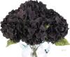 New 6pc Artificial Silk Flowers with Stems Flower Family Decoration for Festivals, Birthdays, Weddings and Celebrations (Black, 12" Long ) X004RSV4ZR