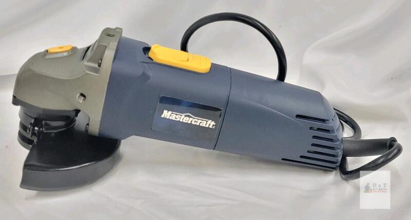 Mastercraft 4-1/2" Angle Grinder 54-7119-0, 7A, 11,000 RPM, Corded, Side Handle