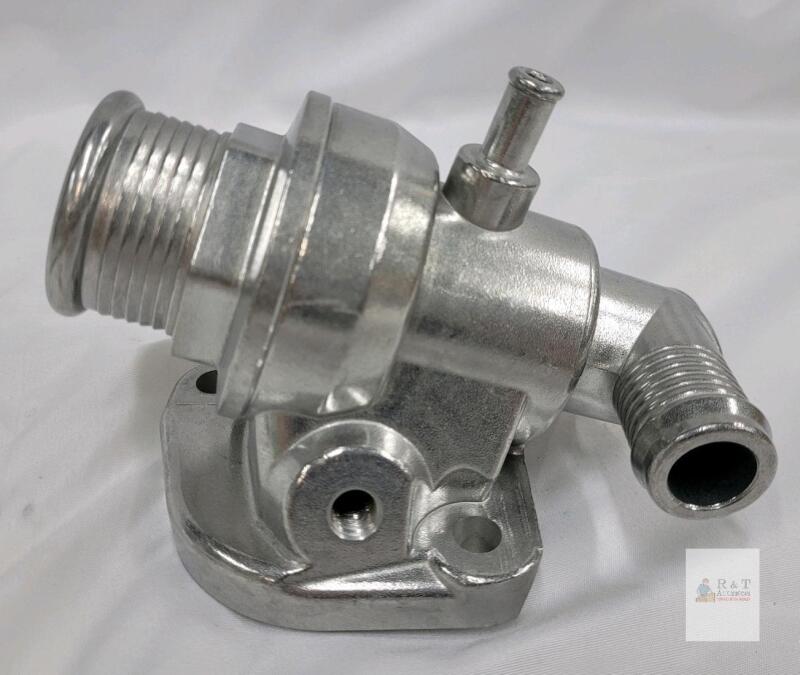 MITZONE Aluminum Thermostat Housing 001-358ALU, Fits Chevy Small Block V8, 2-Bolt, With O-Ring