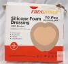 Fresinider Silicone Foam Sacrum Dressing 7"x7", Box of 10, Sterile, Waterproof, Latex-Free