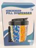 New Large Pill Organizer, Supplement Organizer with 7 Compartments, Anti-Mix Medicine Organizer, Wide Openings Design, Easy to Use, Pill Case Includes 20 Pcs Labels, Pill Dispenser (Black) - 3