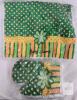 New 8pcs Lucky Charm Kitchen Decor Set , 4 Four Leaf Clover Dish Towel 2 Pot Holder 2 Oven Mitt - 2
