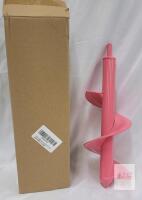 New - 4"&times;12" Auger Drill Bit for Planting Digging, Garden Plant Flower Bulb Auger Spiral Hole Drill