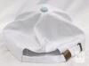 White and Light Blue "BRIDE" Embroidered Adjustable Baseball Cap, Six-Panel, Brass Buckle - 3