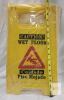 Bilingual Caution Wet Floor Sign, 2 Pack, Double-Sided, - 3