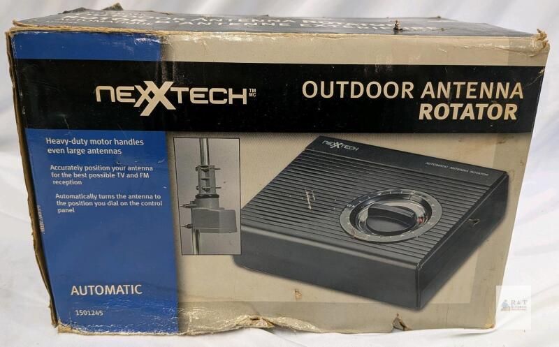 Nexxtech Automatic Outdoor Antenna Rotator Model 1501245 with Heavy-Duty Motor
