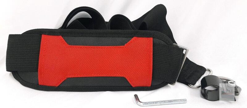 String Trimmer Shoulder Strap with Quick-Release Clamp, Adjustable Length, Padded for Comfort