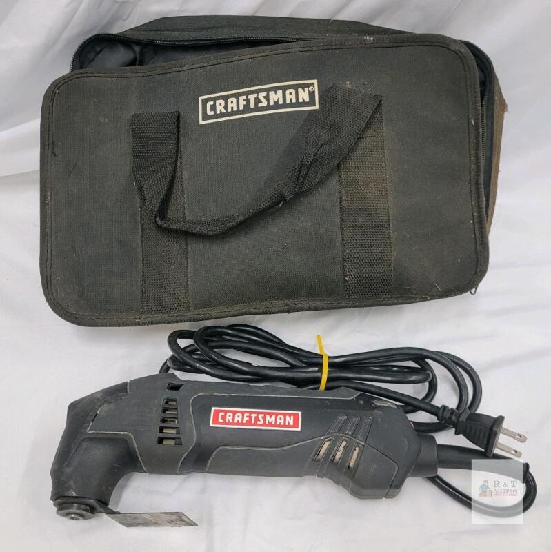 Craftsman 320.22201 Electric Oscillating Multi-Tool, 2.0A, 11,000-19,000 OPM, with Carry Case