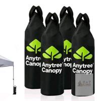 New - AnyTree Sand Bags Canopy Weights for Canopy Legs(Without Sand),120LB, 4-Pack, Sand Bags for Gazebo Legs, Canopy Tent Weights
