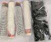 Chili Cook-off Disposable Paper Cups (8 oz) & Black Plastic Spoons - Approx. 200 ct