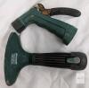 Home Gardener Hose Nozzle Set &ndash; Trigger Pistol Grip and Wide Fan Sprayer, Standard 3/4" GHT