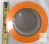 Orange "DO NOT CROSS" Barricade Tape, 3" x 1000', Polyethylene, High-Visibility, Sealed Roll - 4