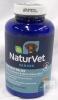 NaturVet Senior Soreness Relief Glucosamine, Willow Bark, 60 Chewable Tablets, Dogs, 6.3 oz