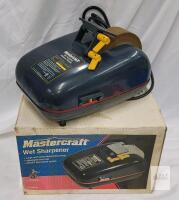 Mastercraft Wet Sharpener 55-3504-4, 120V, 170 RPM, Adjustable Tool Rest, Includes Manual