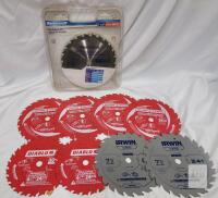 Circular Saw Blades: 7-1/4" & 6-1/2", 24T, Diablo Demo Demon, Mastercraft, Irwin