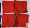 Corn Hole Bean Bag Set - 4 Each Red & Blue - 2