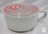 New NUTRIUPS 30oz Ceramic Stoneware Soup mugs with Hanlde, 900 ML White French Onion Soup Bowls with Lid - 2