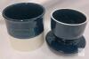 New NUTRIUPS Ceramic Butter Crock, Butter Dish with Lid for Countertop with Water Line - 2